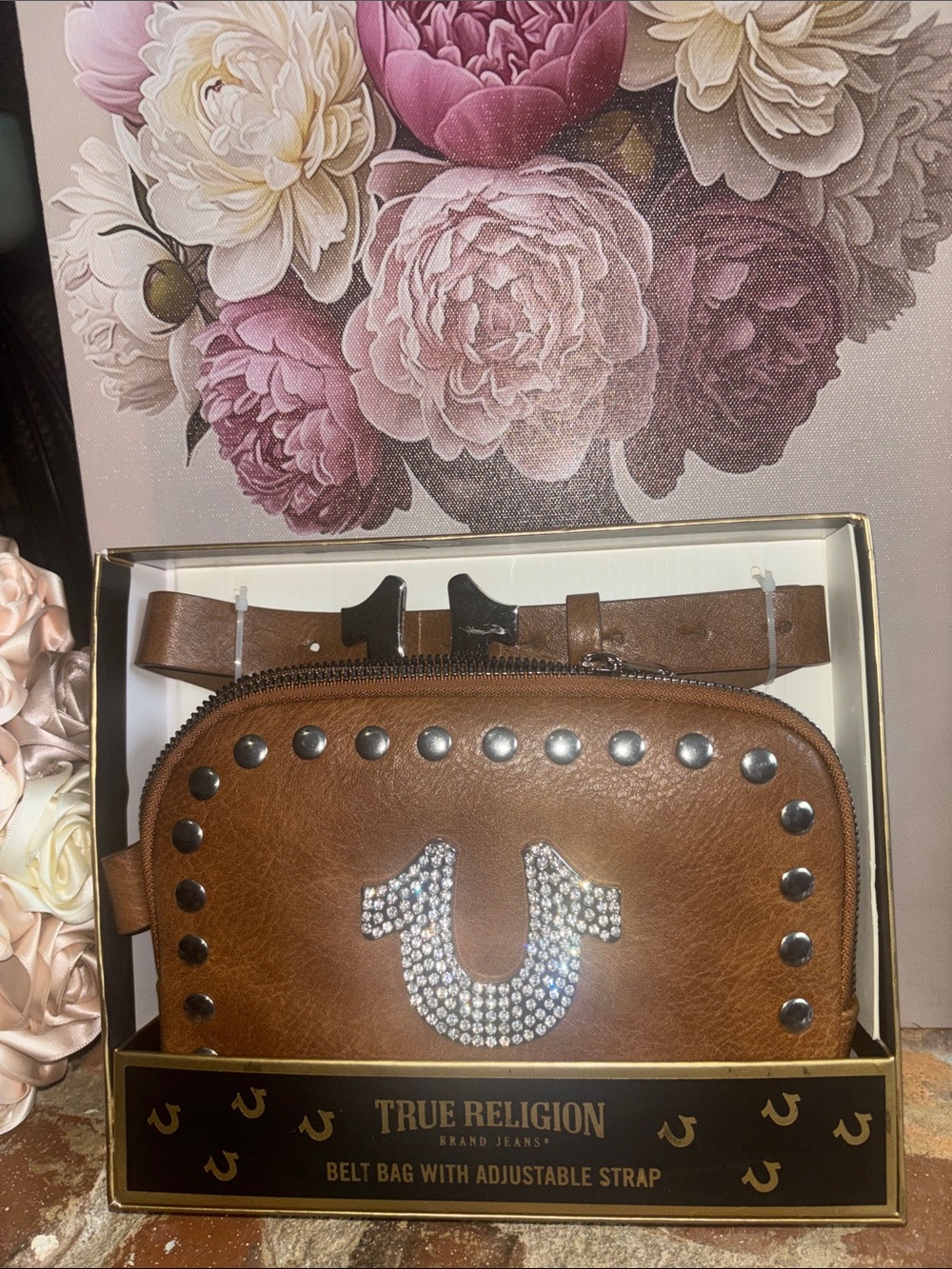 True Religion Belt Bag with Adjustable Strap